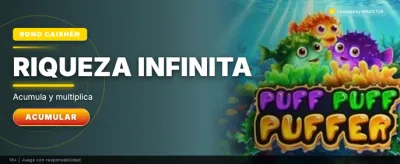 Casino game interface with fortune and prizes theme